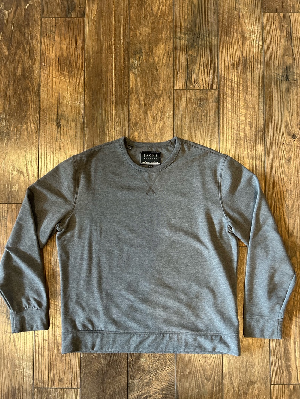 Men’s Charcoal Gray Pullover Sweatshirt